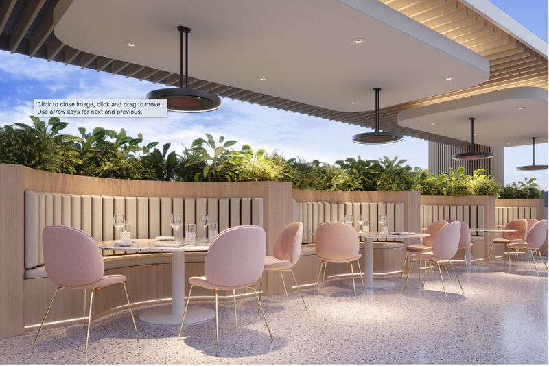 Bromic Eclipse Smart-Heat Electric Pendant Heater, Twin Pole, 3300W- BH0920001 Patio Heater Covers CG Products   