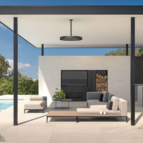 Bromic Eclipse Smart-Heat Electric Pendant Heater, Twin Pole, 3300W- BH0920001 Patio Heater Covers CG Products   