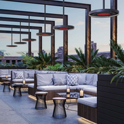 Bromic Eclipse Smart-Heat Electric Pendant Heater, Twin Pole, 3300W- BH0920001 Patio Heater Covers CG Products   