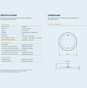 Bromic Eclipse Smart-Heat Electric Pendant Heater, Twin Pole, 3300W- BH0920001 Patio Heater Covers CG Products   