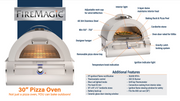 Fire Magic 30" 5600 Built-In Gas Pizza Oven Patio Heater Covers CG Products   