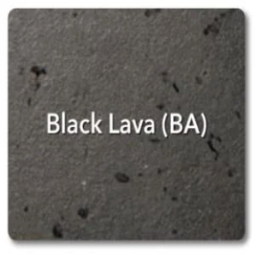 Grand Petite Cordova Fireplace Fireplaces CG Products Black Lava BA Vented No Recess