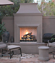 Grand Petite Cordova Fireplace Fireplaces CG Products   