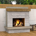 American Fyre Designs Brooklyn 68-Inch Free Standing Outdoor Gas Fireplace Fireplaces CG Products   