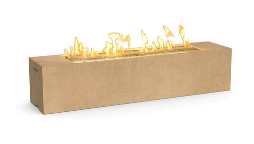American Fyre Designs Milan 72-Inch Low Linear Gas Fire Pit Table Fireplaces CG Products   