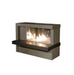 American Fyre Designs Manhattan Outdoor Gas Fireplace Fireplaces CG Products Smooth Black  