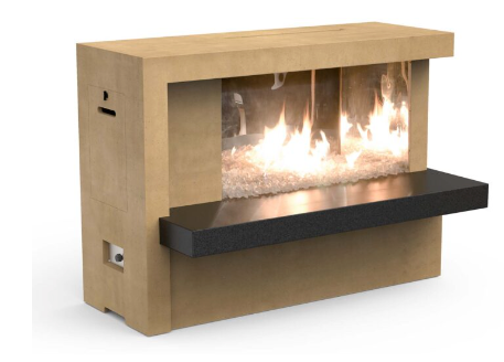 American Fyre Designs Manhattan Outdoor Gas Fireplace Fireplaces CG Products   