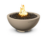 American Fyre Designs 48-Inch Round Concrete Gas Fire Bowl Fireplaces CG Products   