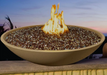American Fyre Designs Marseille 48-Inch Round Concrete Gas Fire Bowl Fireplaces CG Products   