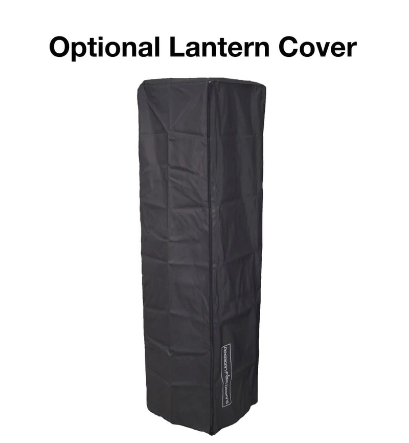 American Fyre Designs Nest 66-Inch Tall Outdoor Gas Fire Lantern Fireplaces CG Products   