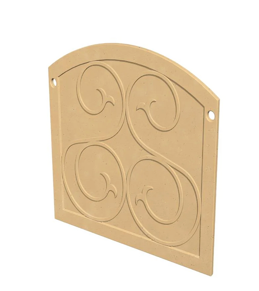 American Fyre Designs GFRC Protector Plate for Cordova Fireplace Fireplaces CG Products Cafe Blanco Reduced & Grand Cordova 