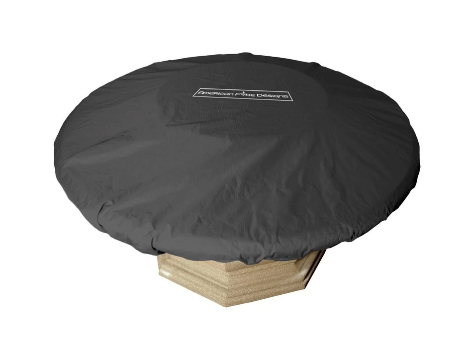 American Fyre Designs Vinyl Cover for Fire Tables Fireplaces CG Products Calais Oval  