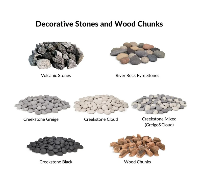 American Fyre Designs Amphora 48-Inch Concrete Round Gas Fire Pit Table Fireplaces CG Products   