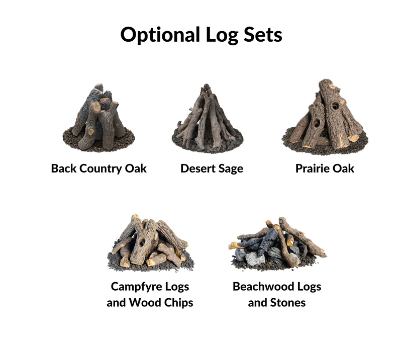 American Fyre Designs Contempo 52-Inch Concrete Rectangular LP Fire Pit Table Fireplaces CG Products   