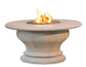 American Fyre Designs Inverted 48-Inch Concrete Round Gas Fire Pit Table Fireplaces CG Products   