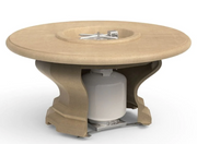 American Fyre Designs Inverted 48-Inch Concrete Round Gas Fire Pit Table Fireplaces CG Products   