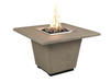 American Fyre Designs Cosmopolitan 36-Inch Concrete Square Gas Fire Pit Table Fireplaces CG Products Smoke Manual Ignition System 