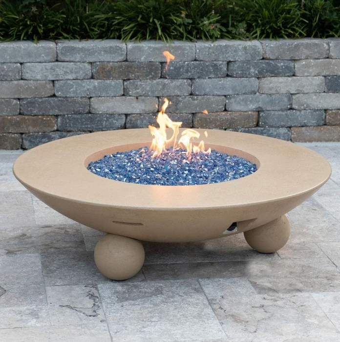 American Fyre Designs Versailles 54-Inch Round Gas Fire Pit Table Fireplaces CG Products   