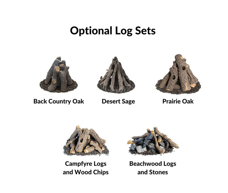 American Fyre Designs Voro 36-Inch Square Gas Fire Pit Table Fireplaces CG Products   