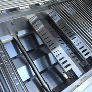 Mont Alpi 805 Island Grill W/ Beverage Center, Refrigerator Cabinet, Infrared Side Burner - Black Stainless Steel 11' BBQ GRILL Mont Alpi   