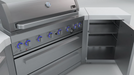 Mont Alpi 805 deluxe island with 45 degree corners and fridge cabinet 93'' BBQ GRILL Mont Alpi   