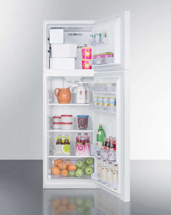 Summit 22" Wide Top Mount Refrigerator-Freezer With Icemaker Refrigerator Accessories Summit Appliance   