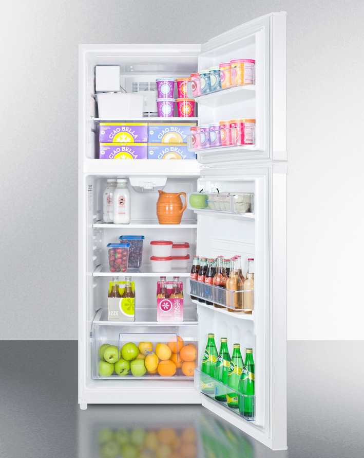Summit 26" Wide Top Mount Refrigerator-Freezer With Icemaker Refrigerator Accessories Summit Appliance   