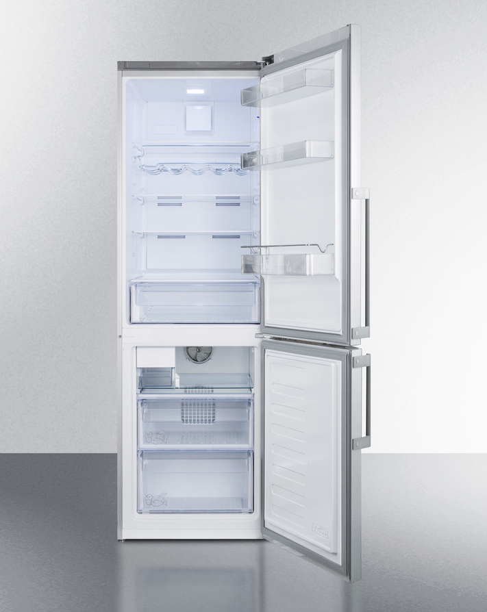 Summit 24" Wide Bottom Freezer Refrigerator With Icemaker Refrigerator Accessories Summit Appliance   