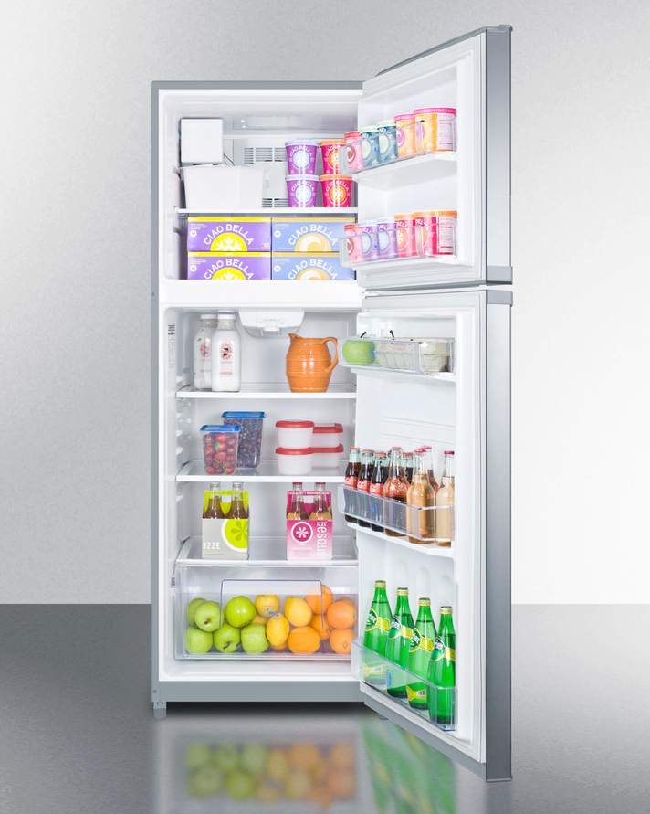 Summit 26" Wide Top Mount Refrigerator-Freezer With Icemaker Refrigerator Accessories Summit Appliance   