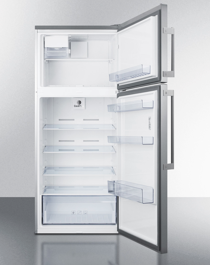 Summit 28" Wide Top Mount Refrigerator-Freezer With Icemaker Refrigerator Accessories Summit Appliance   