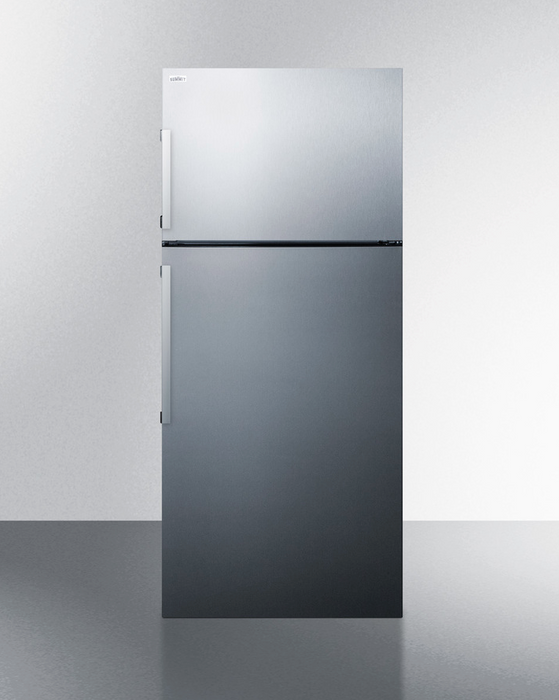 Summit 28" Wide Top Mount Refrigerator-Freezer With Icemaker Refrigerator Accessories Summit Appliance   