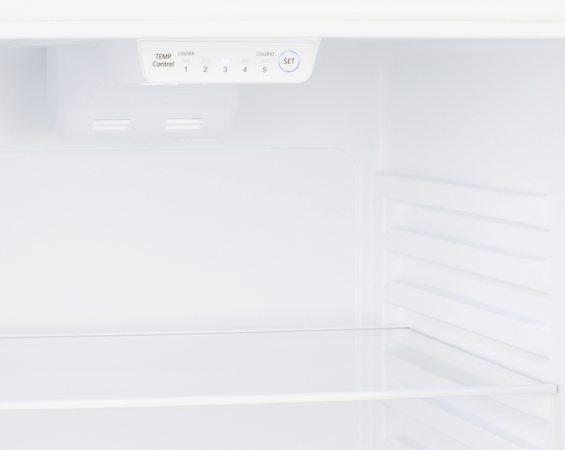 Summit 24" Wide Top Mount Refrigerator-Freezer With Icemaker Refrigerator Accessories Summit Appliance   