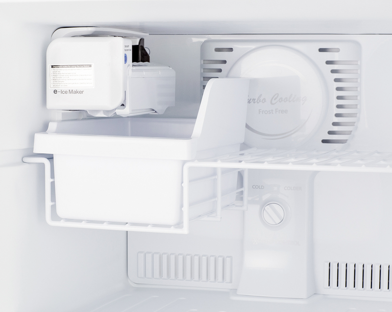 Summit 24" Wide Top Mount Refrigerator-Freezer With Icemaker Refrigerator Accessories Summit Appliance   