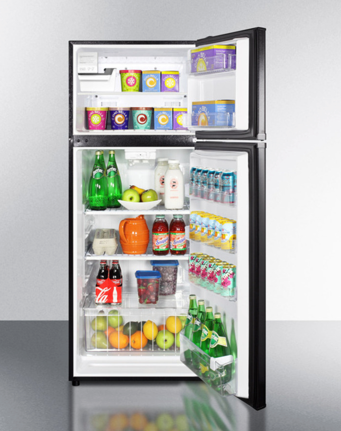 Summit 24" Wide Top Mount Refrigerator-Freezer With Icemaker Refrigerator Accessories Summit Appliance   