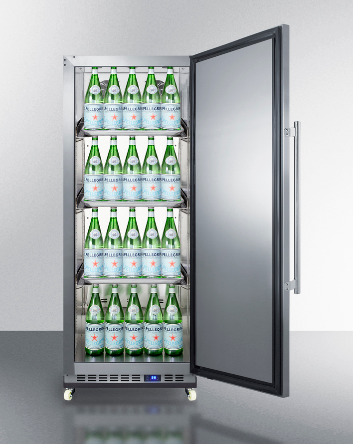 Summit 24" Wide Mini Reach-In All-Refrigerator with Dolly Refrigerator Accessories Summit Appliance   