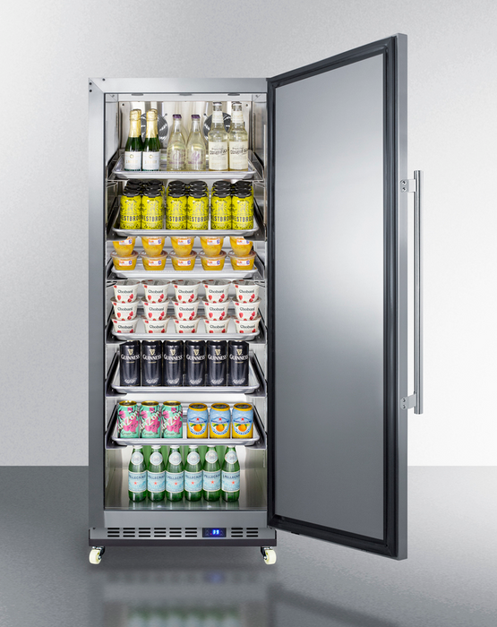 Summit 24" Wide Mini Reach-In All-Refrigerator with Dolly Refrigerator Accessories Summit Appliance   