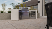 Mont Alpi 400 Deluxe Island With 45 Degree Corners And Fridge Cabinet BBQ GRILL Mont Alpi   