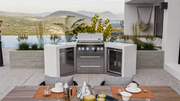 Mont Alpi 400 Deluxe Island With 45 Degree Corners And Fridge Cabinet BBQ GRILL Mont Alpi   