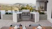 Mont Alpi 400 Deluxe Island and 45 Degree Corners 83'' BBQ GRILL Mont Alpi   