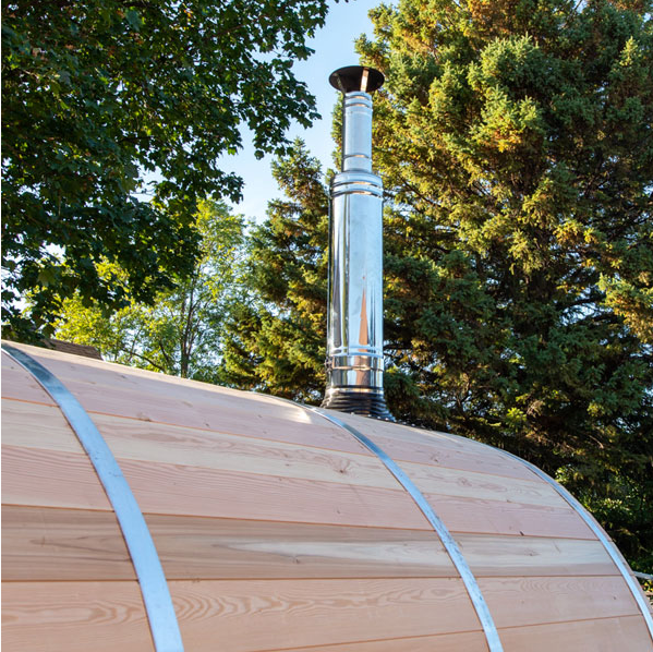 Chimney & Heat Shield Set for out the TOP  Dundalk Leisurecraft   