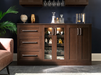 Home Bar 5 Piece Cabinet Set + Counter top furniture New Age   