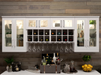 Home Bar 7 Piece Back splash Wine Cellar Cabinet Set + Counter top furniture New Age   