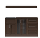 Home Wet Bar 5 Piece Cabinet Set - 21 Inch furniture New Age Espresso  