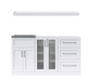 Home Wet Bar 5 Piece Cabinet Set - 21 Inch furniture New Age White  