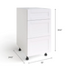 Home Three Drawer Cabinet furniture New Age   