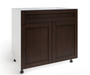 Home Two Door with Single Drawer Cabinet furniture New Age Espresso 36'' 