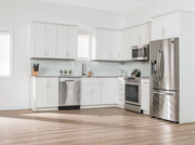 Home 36 in. Two Door Base Cabinet with Glass Doors furniture New Age   