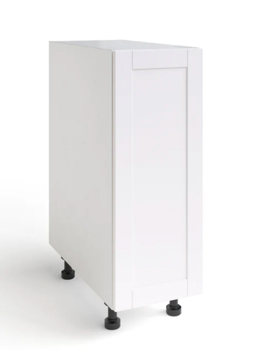 Home Single Door Base Cabinet furniture New Age White 12'' 