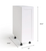 Home Single Door Base Cabinet furniture New Age   