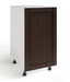 Home Single Door Base Cabinet furniture New Age Espresso 18'' 